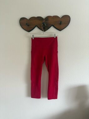 lululemon athletica Red Leggings